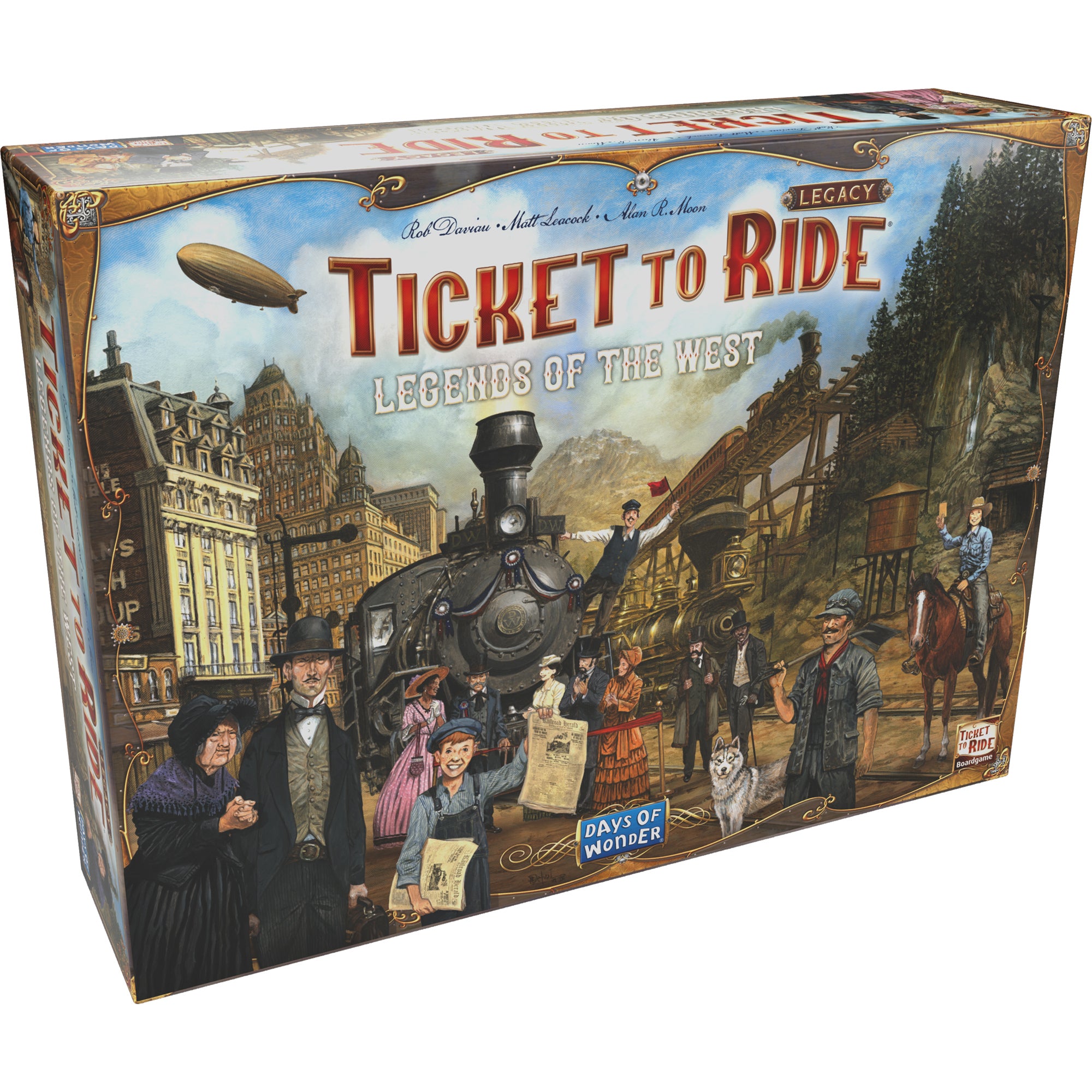 Ticket to Ride: Legacy — Legends of the West box art